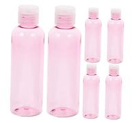 Didiseaon Flacons Souples Rechargeables Et Étanches De 100 Ml 6 Flacons D'échantillons De Maquillage À Bouchon Ensemble De Voyage Pratique