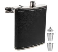Didiseaon Flasque Acier Inoxydable Petit Format Portable Étanche et Résistant pour Bouteille Pratique pour Spiritueux pour Activités Plein Air