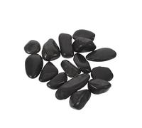 Didiseaon Galets de Cuisson Naturels 1 Kg Pierres Polies pour Maintien au Chaud Galets de Remplissage pour Cheminée et Décoration Intérieure Pierres Réutilisables pour Barbecue et Jardin