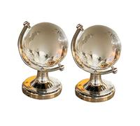 Didiseaon Globe Géographique Décoratif en 4cm Lot De 2 Décoration De Bureau Chic Ornements Créatifs pour Maison Globe Terrestre en Borosilicate