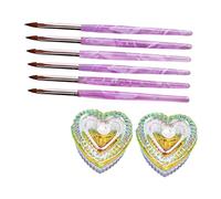 Didiseaon Gobelet Cristal Pour Nail Art Mélange Liquide Et Poudre Utilisation Professionnelle Et Diy à Domicile