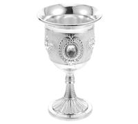 Didiseaon Gobelet Vintage en Alliage de Zinc Blanc, Tasse Créative Design Européen Rétro, pour Bars et Restaurants