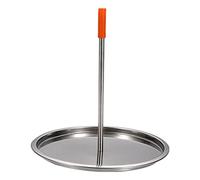 Didiseaon Grille De Barbecue en Acier Inoxydable Support Et Bac Récupérateur pour Camping Cuisine Extérieure, Antiadhésive, Compacité Portable, Cuisson Poulet Rôti Uniforme