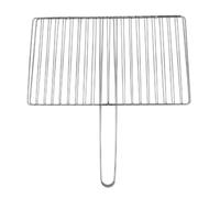 Didiseaon Grille de Cuisson Multifonction en Acier Inoxydable Épais Argenté, Panier Vertical Réutilisable pour Poisson, Crevettes et Viande, pour Barbecue Extérieur et Camping
