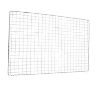 Didiseaon Grille De Cuisson Rectangulaire en Fer Filet De Grillage pour Barbecue Extérieur, Petite Taille 35x26 Cm, Grille Multifonction pour Viandes Légumes Et Poissons, Résistante Et Solide