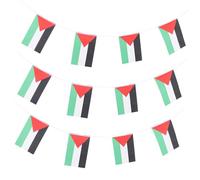 Didiseaon Guirlande De Drapeaux Palestiniens Décoration De Jardin Drapeau Palestinien à Suspendre Pour Fenêtres Et Portes