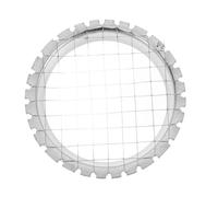 Didiseaon Hachoir Inox Polyvalent pour Œufs Durs Pommes de Terre Cubes et Fromage Trancheuse Manuelle Sécurisée pour Cuisine