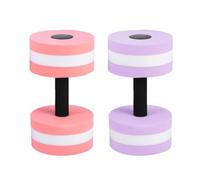 Didiseaon Haltères de Piscine flottantes en Mousse EVA Lot de 2 pour aquagym et Natation, équipement léger de résistance pour Piscine et Spa, entraînement des Bras et des Couleur Aléatoire