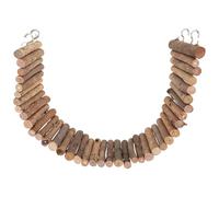 Didiseaon Hamster Échelle Escalade Bois Flexible Pont Suspendu pour Enclos et Aire de Jeux de Petits Animaux Accessoire Clôture Hamster et Pont Arche pour Rongeurs