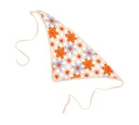 Didiseaon Headscarf For Girl Vintage Crochet Bandana Hair Scarf Decorative Triangle Hair Band Comfortable And Skin Friendly Headband For Women And Teens