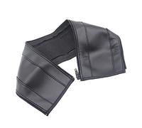 Didiseaon Housse D'accoudoir pour Poussette en Cuir Noir, Protection Facile à Nettoyer et Solide pour Poignées de Landeau Poupon et Poussette Bébé
