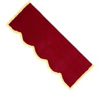 Didiseaon Housse de Protection pour Piano Droit en Pleuche Design Simple et Pampilles, Couvre-piano Élégant pour Préserver L'instrument Poussière