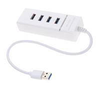 Didiseaon Hub USB Ports avec Protection Surcharge Adaptateur Compatible Système d'Exploitation Extension Rallonge USB pour Ordinateur Portable