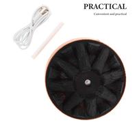 Didiseaon Humidificateur de Bureau Portable Effet Flamme Imitation Bois 300 Ml Veilleuse LED USB Petit Humidificateur Silencieux pour Chambre et Bureau Diffuseur D’Arômes Décoratif et