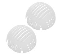 Didiseaon Insert Anti-Chocs pour Casquette de Baseball de Chantier Lot de 2 Pièces Coque Intérieure PE Blanche Support Respirant et Ajustable Protection Légère et Solide pour Usage
