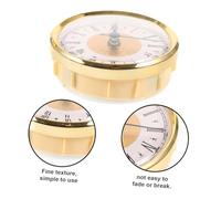Didiseaon Insert Horloge Quartz Vintage Rond à Chiffres Romains avec Mécanisme Silencieux Cadran Doré pour Bricolage et Remplacement Design Stable et Facile à Installer