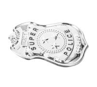 Didiseaon Insigne Police Métal Étoile Texturée Badge De Costume Cosplay Homme Et Femme Accessoire De Sécurité Déguisement