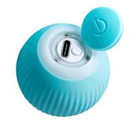 Didiseaon Interactif pour Chat Boule Silicone avec Herbe à Chat Rechargeable USB Stimule Instincts Naturels et Sûr pour Intérieur