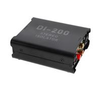 Didiseaon Isolateur Audio Équilibré à Transformateur, Double Canal, Noir | Filtre Antiparasite pour Micros Dynamiques et Enceintes, Usage Simple, Compatibilité, Studio