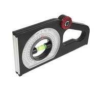 Didiseaon Jauge de Pente Magnétique en Plastique Noir, Légère et Robuste, Outil de Mesure D'angle pour Construction et Rénovation, pour Mesurer les Toitures Couleur Couleur Aléatoire