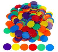 Didiseaon Jetons De Bingo Colorés 180 Pièces en Acrylique pour Jeux De Société Comptage Mathématique Soirées Familiales Et Éducatives
