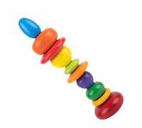 Didiseaon Jeu de Construction Blocs Imitation Pierre Colorés Empilable pour Éveil Garçon Fille Stimule Imagination Apprentissage Formes et Équilibre