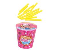 Didiseaon Jeu de Frites Amusant en Plastique Rose, Cognitif Interactif pour Fête et Anniversaire, Jeu de Tirage au Sort Drôle pour Garçon et Filles et Adultes, Accessoire Ludique Sensoriel