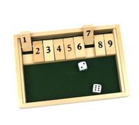 Didiseaon Jeu de Société en Bois et Apprentissage des Mathématiques Chiffres pour Deux Personnes Beige Jouet Éducatif Développe Intelligence pour Bar et Famille