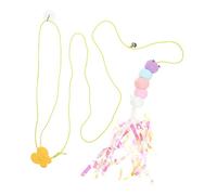 Didiseaon Jouet Balançoire Suspendu Extensible pour Chat en Feutre, Jouet Réconfortant Ventouse Réglable, pour Exercices Intérieurs De Chatons Adultes