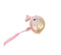 Didiseaon Kawaii Whale Phone Charm With Gradient Color Windchime Bell Pendant Durable Scratch Resistant Cute Cartoon Keyring Stylish Japanese Mobile Accessory For Women And