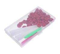 Didiseaon Kit 54 Pièces Embouts de Finition pour Calfeutrage 50 Bouchons D’Étanchéité 2 Buses Applicatrices 2 Aiguilles Déboucheurs Outil Réutilisable pour Mastic Silicone Salle de Bain la