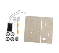 Didiseaon Kit Avion Bois DIY pour Garçon Fille Modèle Avion et Solide Jeu Éducatif Bois pour Développer Observation Pensée Analytique Artisanat sans Batterie