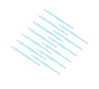 Didiseaon Kit de 15 Fourchettes en Acier Inoxydable et Silicone pour Peaux Mortes, Dissipateurs de Cuticules, Outil de Manucure Pédicure Professionnel, Usage Domestique et Salon, Soins