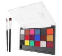 Didiseaon Kit De 18 Peintures À Leau Irisées Pour Le Visage Maquillage Polyvalent Pour Cosplay Et Fête