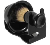 Didiseaon Kit de Blaireau de Rasage Bol à Raser pour Hommes, Blaireau en Nylon, Support, Acrylique Noir, pour Hommes, Peau, Rasage Ergonomique