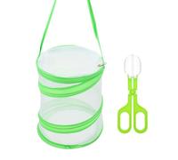 Didiseaon Kit de Cage à Pliable en Plastique Léger et Facile à Nettoyer pour L'exploration et L'étude des Insectes en Extérieur