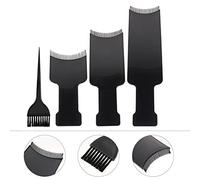 Didiseaon Kit De Coloration Cheveux Professionnel 4 Pièces Tableau De Teinture Cheveux Brosse à Teinture Peigne à Coloration Coiffure Salon Domicile Protection Cuir Chevelu