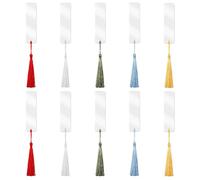 Didiseaon Kit De Loisirs Créatifs Comprenant 30 Marque-Pages Vierges En Acrylique Avec Trou Et Pompon Idéal Pour Décorer Soi-Même Ses Marque-Pages