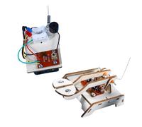 Didiseaon Kit de Projet Scientifique Bois DIY Télégraphe Modèle à Assembler Scientifique Éducatif pour Garçon Fille Créatif et Ludique