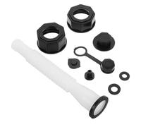 Didiseaon Kit de Remplacement Bidon Carburant avec Embout Flexible Étanche Bouchon Ventilé Hexagonal pour Jerrican Essence et Réservoir et Facile à Installer