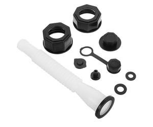 Didiseaon Kit de Remplacement Bidon Carburant avec Embout Flexible Étanche Bouchon Ventilé Hexagonal pour Jerrican Essence et Réservoir et Facile à Installer