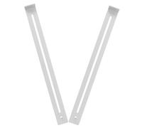 Didiseaon Kit de Réparation de Tiroir Cuisine 2 Pièces en Acier Support de Montage pour Glissières Fixations Invisibles pour Tiroirs MDF et Bois Pièces de Rechange Robustes pour