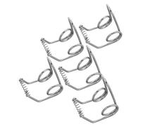 Didiseaon Kit de Réparation en Acier Inoxydable Argenté 5pcs Ressorts Accessoires Étanches pour Clés D'eau de Trompette pour Instruments à Vent et Cuivres, Adapté aux Orchestres Scolaires