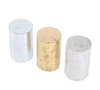 Didiseaon Kit De Trois Cylindres Métalliques Pour Mesures De Densité - Cuivre, Fer, Aluminium - Dimensions 32 x 20 Mm - Pour Expériences Scientifiques Et Cours De Physique Scolaire