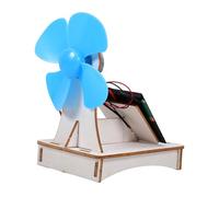 Didiseaon Kit Éducatif DIY Ventilateur Solaire Bois pour Garçon Fille Matériel Scientifique pour Classes Élémentaires Expérimentation Mécanique Apprentissage des Énergies Renouvelables