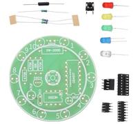 Didiseaon Kit Électronique Apprentissage Soudure pour Débutants avec Planche Entraînement Plastique Matériel pour Projets DIY et Amélioration des Compétences Soudage