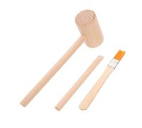 Didiseaon Kit Fouille Archéologique Garçon Fille Bois Marteau et Brosse Éducatif pour Creuser Fossiles et Gemmes Développement Motricité Fine