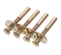 Didiseaon Kit Loquets à Ressort 4 Pièces pour Lit Bébé et Berceau Goupille de Piston Verrous pour Lits Nourrisson et Barrières