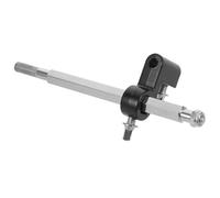 Didiseaon Kit Pédale Double pour Batterie Tiges de Marteau Métal avec Clips de Fixation Noirs Compatibles Universellement avec Accessoires de Percussion