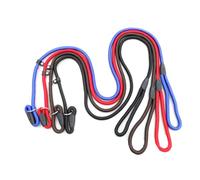 Didiseaon Laisse de Dressage Réglable Nylon pour Chien Corde Résistante Traction Rouge pour Promenade et Entraînement